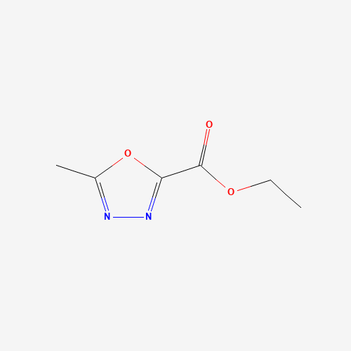 ethyl 5-methyl-1,3,4-oxadiazole-2-carboxylate (CAS: 37641-36-4) - Chemical Structure and Molecular Formula 