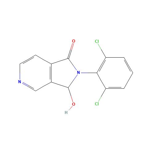 2-(2,6-dichlorophenyl)-3-hydroxy-3H-pyrrolo[3,4-c]pyridin-1-one (CAS: 1337881-94-3) - Related Chemical Product