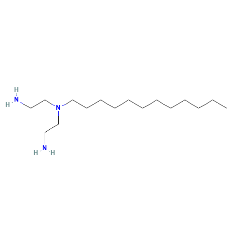 N'-(2-aminoethyl)-N'-dodecylethane-1,2-diamine (CAS: 4182-44-9) - Chemical Structure and Molecular Formula 