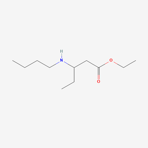 ethyl 3-(butylamino)pentanoate (CAS: 1332896-07-7) - Chemical Structure and Molecular Formula 