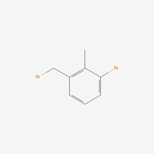 1-bromo-3-(bromomethyl)-2-methylbenzene (CAS: 112299-62-4) - Chemical Structure and Molecular Formula 