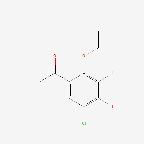 1-(5-chloro-2-ethoxy-4-fluoro-3-iodophenyl)ethanone (CAS: 1382997-90-1) - Related Chemical Product