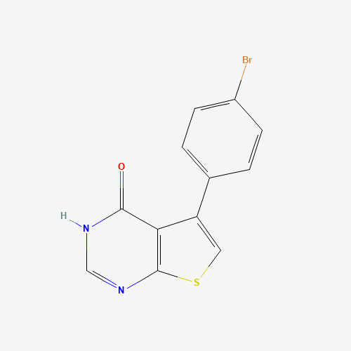 5-(4-bromophenyl)-3H-thieno[2,3-d]pyrimidin-4-one (CAS: 307512-24-9) - Chemical Structure and Molecular Formula 