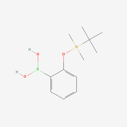 [2-[tert-butyl(dimethyl)silyl]oxyphenyl]boronic acid (CAS: 929277-63-4) - Chemical Structure and Molecular Formula 
