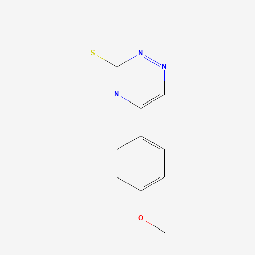 5-(4-methoxyphenyl)-3-methylsulfanyl-1,2,4-triazine (CAS: 69466-83-7) - Related Chemical Product