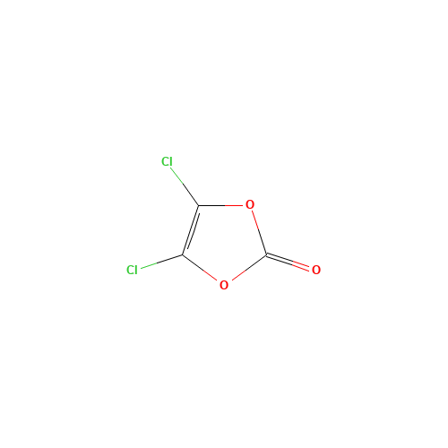 4,5-dichloro-1,3-dioxol-2-one (CAS: 17994-23-9) - Chemical Structure and Molecular Formula 
