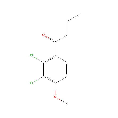 1-(2,3-dichloro-4-methoxyphenyl)butan-1-one (CAS: 41715-70-2) - Related Chemical Product
