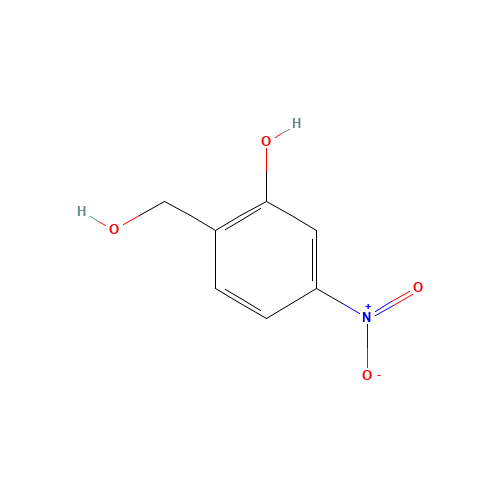 2-(hydroxymethyl)-5-nitrophenol (CAS: 57356-40-8) - Chemical Structure and Molecular Formula 