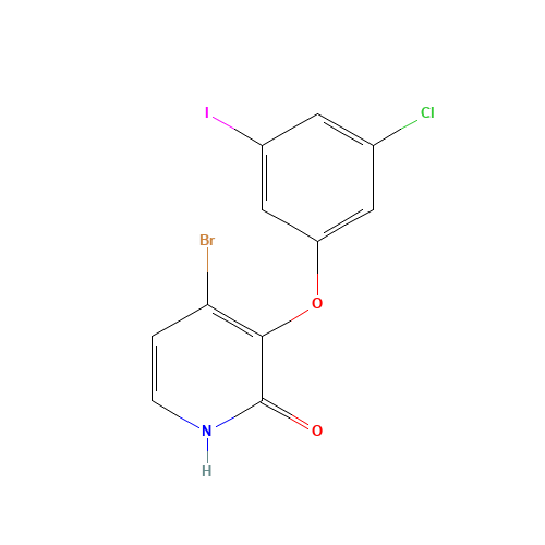 4-bromo-3-(3-chloro-5-iodophenoxy)-1H-pyridin-2-one (CAS: 1338226-13-3) - Related Chemical Product