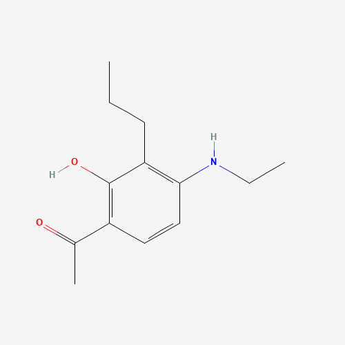 1-[4-(ethylamino)-2-hydroxy-3-propylphenyl]ethanone (CAS: 69049-68-9) - Related Chemical Product