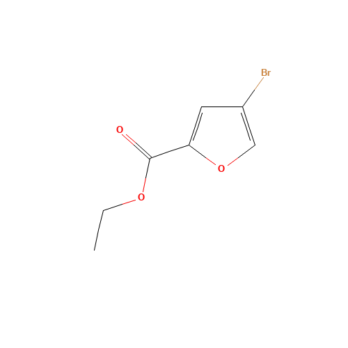 ethyl 4-bromofuran-2-carboxylate (CAS: 58471-32-2) - Chemical Structure and Molecular Formula 