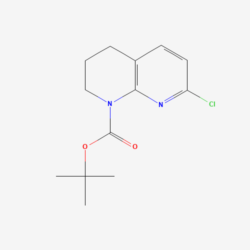 tert-butyl 7-chloro-3,4-dihydro-2H-1,8-naphthyridine-1-carboxylate (CAS: 679392-23-5) - Related Chemical Product