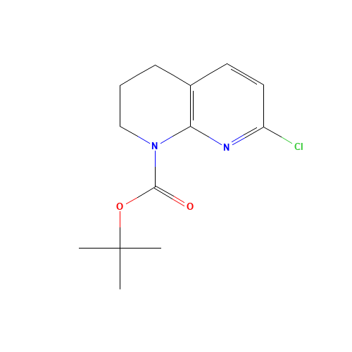 tert-butyl 7-chloro-3,4-dihydro-2H-1,8-naphthyridine-1-carboxylate (CAS: 679392-23-5) - Related Chemical Product