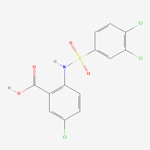 5-chloro-2-[(3,4-dichlorophenyl)sulfonylamino]benzoic acid (CAS: 107143-76-0) - Related Chemical Product