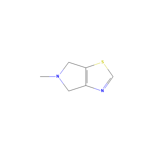 5-methyl-4,6-dihydropyrrolo[3,4-d][1,3]thiazole (CAS: 365996-66-3) - Chemical Structure and Molecular Formula 