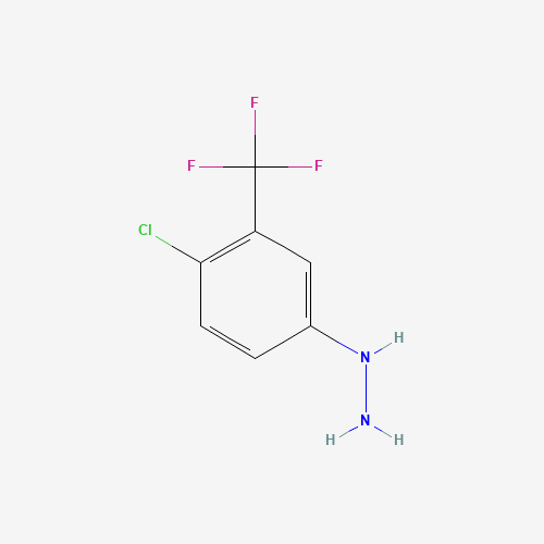 [4-chloro-3-(trifluoromethyl)phenyl]hydrazine (CAS: 91626-53-8) - Related Chemical Product