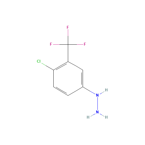 [4-chloro-3-(trifluoromethyl)phenyl]hydrazine (CAS: 91626-53-8) - Related Chemical Product