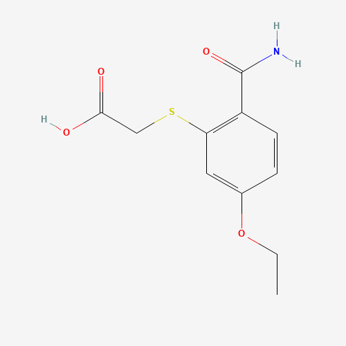 2-(2-carbamoyl-5-ethoxyphenyl)sulfanylacetic acid (CAS: 84029-50-5) - Related Chemical Product
