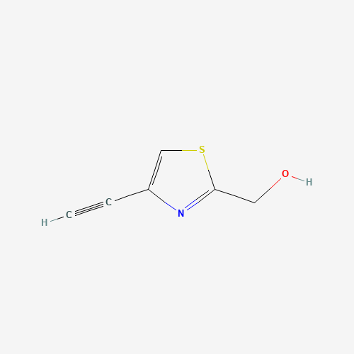 (4-ethynyl-1,3-thiazol-2-yl)methanol (CAS: 845658-60-8) - Chemical Structure and Molecular Formula 