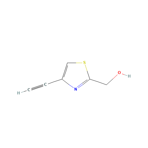 (4-ethynyl-1,3-thiazol-2-yl)methanol (CAS: 845658-60-8) - Chemical Structure and Molecular Formula 