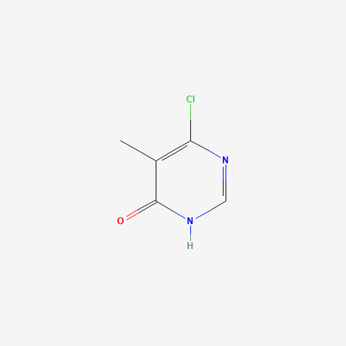 6-chloro-5-methyl-1H-pyrimidin-4-one (CAS: 18261-42-2) - Chemical Structure and Molecular Formula 