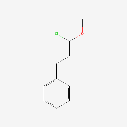 (3-chloro-3-methoxypropyl)benzene (CAS: 123186-24-3) - Chemical Structure and Molecular Formula 