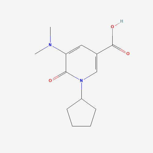 1-cyclopentyl-5-(dimethylamino)-6-oxopyridine-3-carboxylic acid (CAS: 939410-57-8) - Related Chemical Product