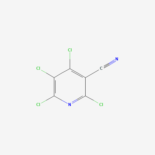 2,4,5,6-tetrachloropyridine-3-carbonitrile (CAS: 17824-82-7) - Chemical Structure and Molecular Formula 