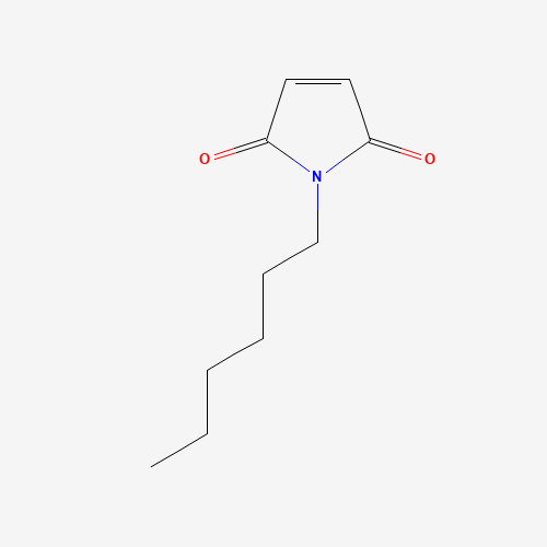 1-hexylpyrrole-2,5-dione (CAS: 17450-29-2) - Chemical Structure and Molecular Formula 