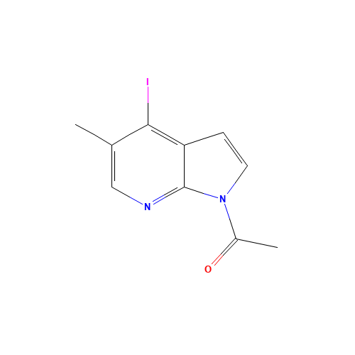 1-(4-iodo-5-methylpyrrolo[2,3-b]pyridin-1-yl)ethanone (CAS: 942920-18-5) - Related Chemical Product