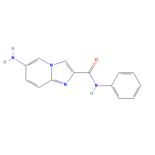 6-amino-N-phenylimidazo[1,2-a]pyridine-2-carboxamide (CAS: 1168040-44-5) - Chemical Structure and Molecular Formula 