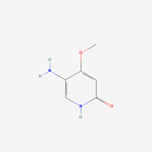 5-amino-4-methoxy-1H-pyridin-2-one (CAS: 1309379-09-6) - Chemical Structure and Molecular Formula 