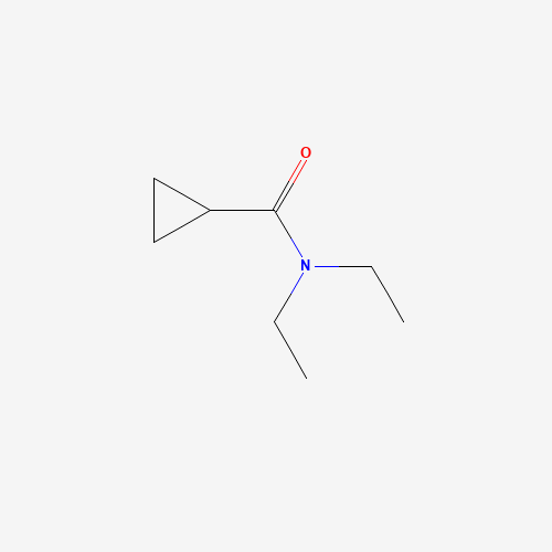 N,N-diethylcyclopropanecarboxamide (CAS: 10374-28-4) - Chemical Structure and Molecular Formula 