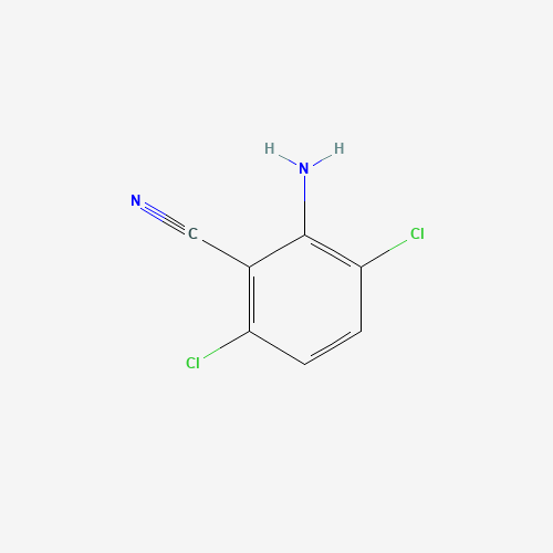 2-amino-3,6-dichlorobenzonitrile (CAS: 20926-15-2) - Chemical Structure and Molecular Formula 