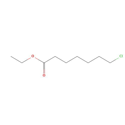 ethyl 7-chloroheptanoate (CAS: 26040-65-3) - Chemical Structure and Molecular Formula 