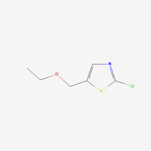 2-chloro-5-(ethoxymethyl)-1,3-thiazole (CAS: 1209494-04-1) - Chemical Structure and Molecular Formula 