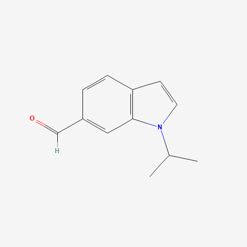 1-propan-2-ylindole-6-carbaldehyde (CAS: 921602-58-6) - Chemical Structure and Molecular Formula 