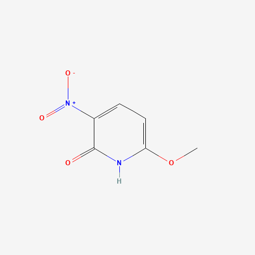 6-methoxy-3-nitro-1H-pyridin-2-one (CAS: 26149-11-1) - Chemical Structure and Molecular Formula 