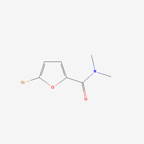 5-bromo-N,N-dimethylfuran-2-carboxamide (CAS: 31136-79-5) - Chemical Structure and Molecular Formula 