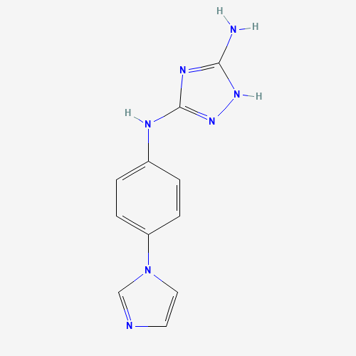 3-N-(4-imidazol-1-ylphenyl)-1H-1,2,4-triazole-3,5-diamine (CAS: 443799-45-9) - Related Chemical Product