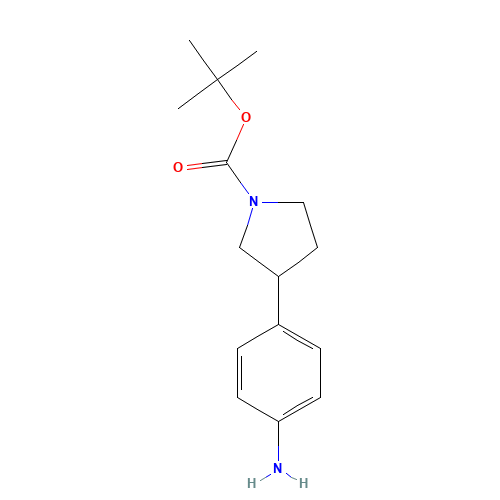 tert-butyl 3-(4-aminophenyl)pyrrolidine-1-carboxylate (CAS: 908334-28-1) - Related Chemical Product