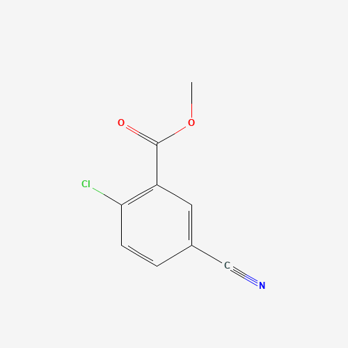 methyl 2-chloro-5-cyanobenzoate (CAS: 914106-36-8) - Chemical Structure and Molecular Formula 