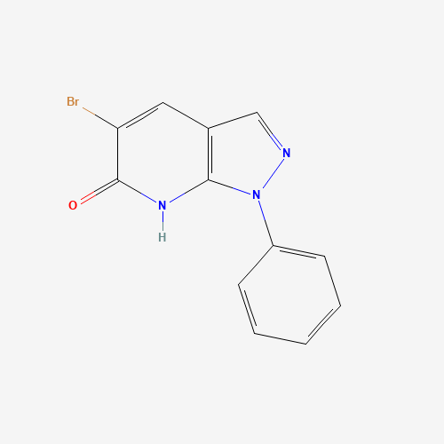5-bromo-1-phenyl-2H-pyrazolo[3,4-b]pyridin-6-one (CAS: 344792-00-3) - Related Chemical Product