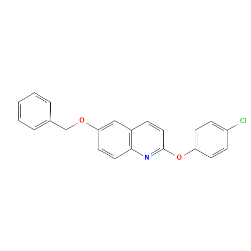 2-(4-chlorophenoxy)-6-phenylmethoxyquinoline (CAS: 623146-97-4) - Related Chemical Product