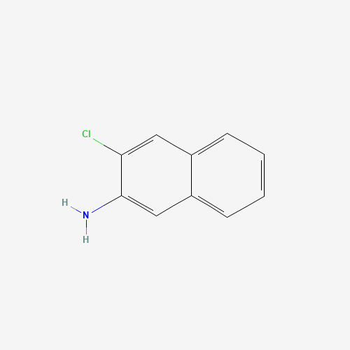 3-chloronaphthalen-2-amine (CAS: 38410-42-3) - Chemical Structure and Molecular Formula 