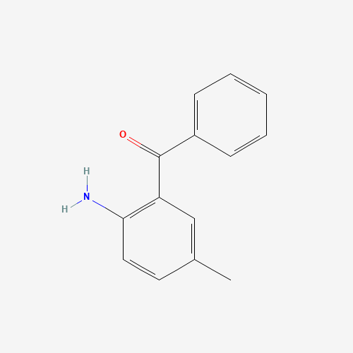 (2-amino-5-methylphenyl)-phenylmethanone (CAS: 17852-28-7) - Chemical Structure and Molecular Formula 