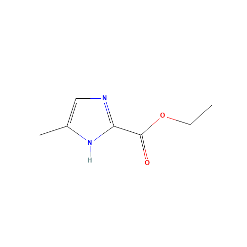 ethyl 5-methyl-1H-imidazole-2-carboxylate (CAS: 40253-44-9) - Chemical Structure and Molecular Formula 