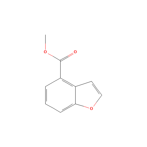 methyl 1-benzofuran-4-carboxylate (CAS: 41019-56-1) - Chemical Structure and Molecular Formula 