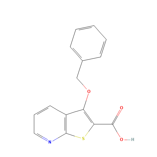 3-phenylmethoxythieno[2,3-b]pyridine-2-carboxylic acid (CAS: 152524-93-1) - Related Chemical Product