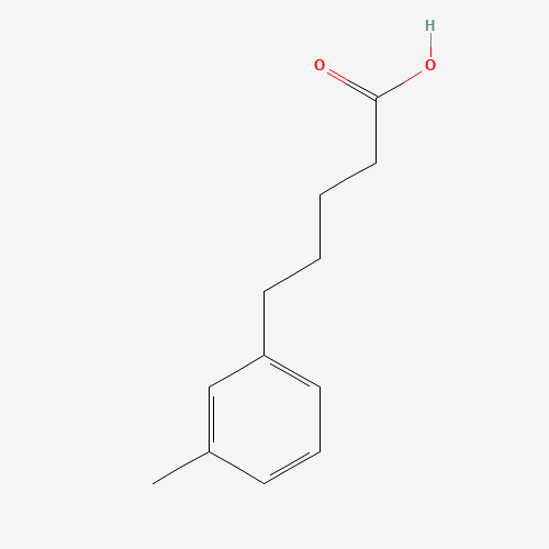 5-(3-methylphenyl)pentanoic acid (CAS: 105401-68-1) - Chemical Structure and Molecular Formula 